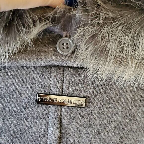 VINCE Camuto faux fur wool coat women's size 3X new!!! - Picture 10 of 11